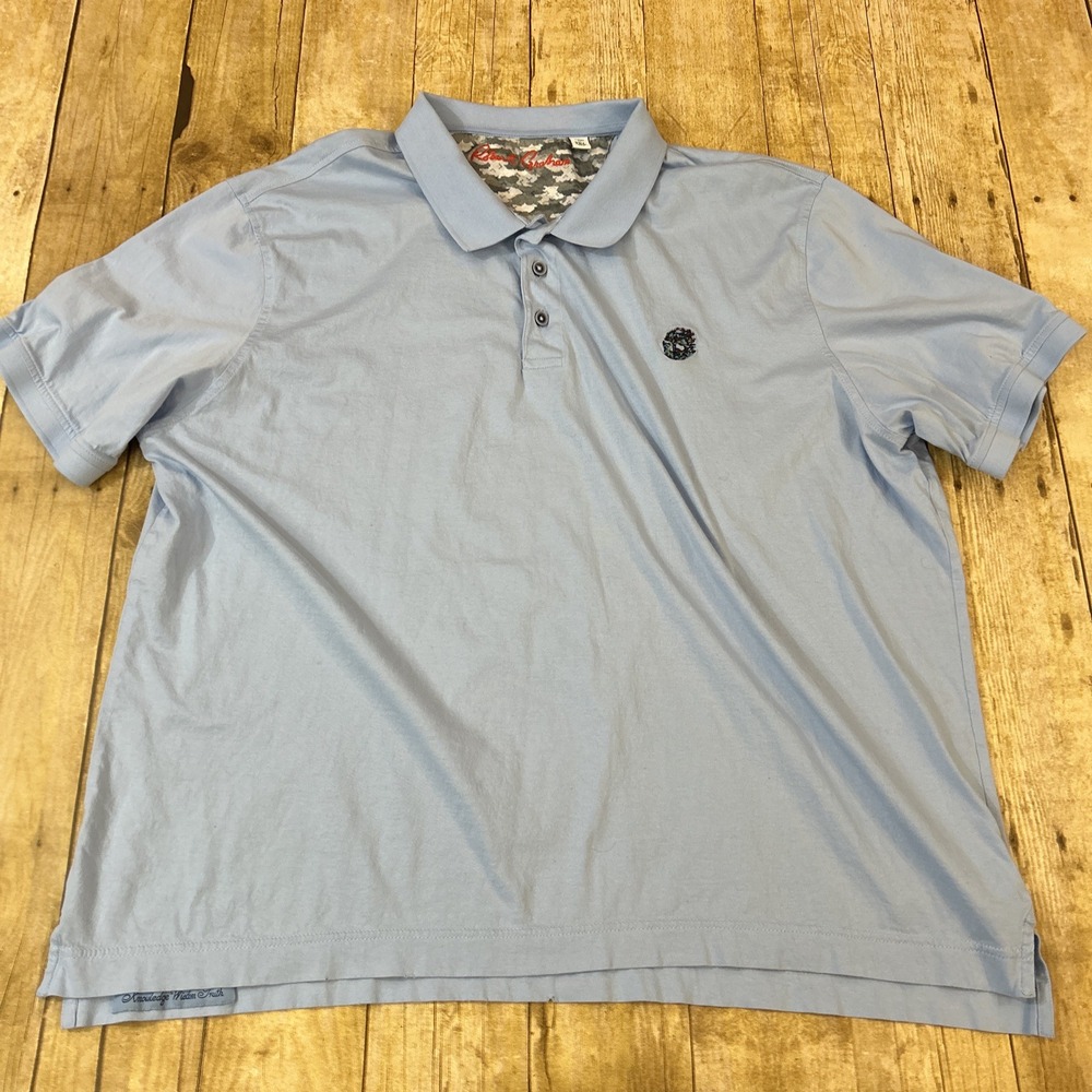 Robert Graham Skull Polo Shirt Skull Logo 3XL XXXL Cotton
